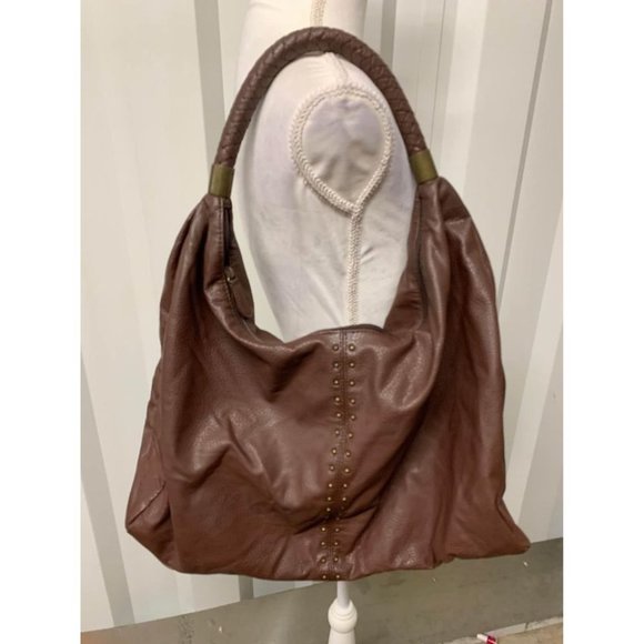 Target Handbags - Target Shoulder Bag Brown Faux Leather